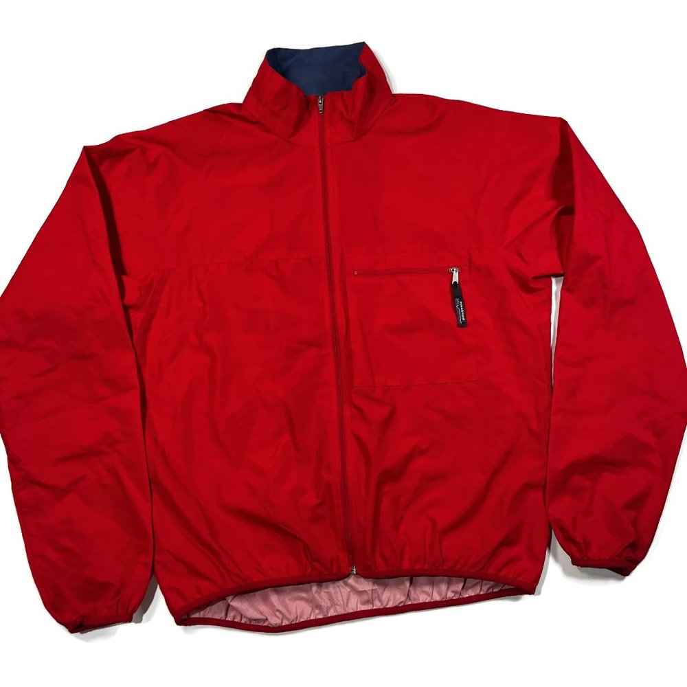 Patagonia Mens Wind Shield Hybrid Windbreaker Jacket Large Red‎ Zip